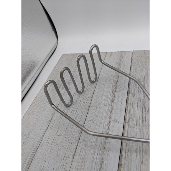 Vintage Potato Vegetable Masher Black Handle Utensil 10 1/2" - Picture 3 of 7